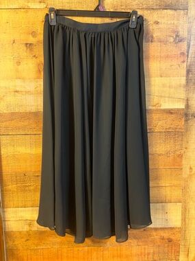 Cathy Hardwick Vintage Sheer Maxi Skirt